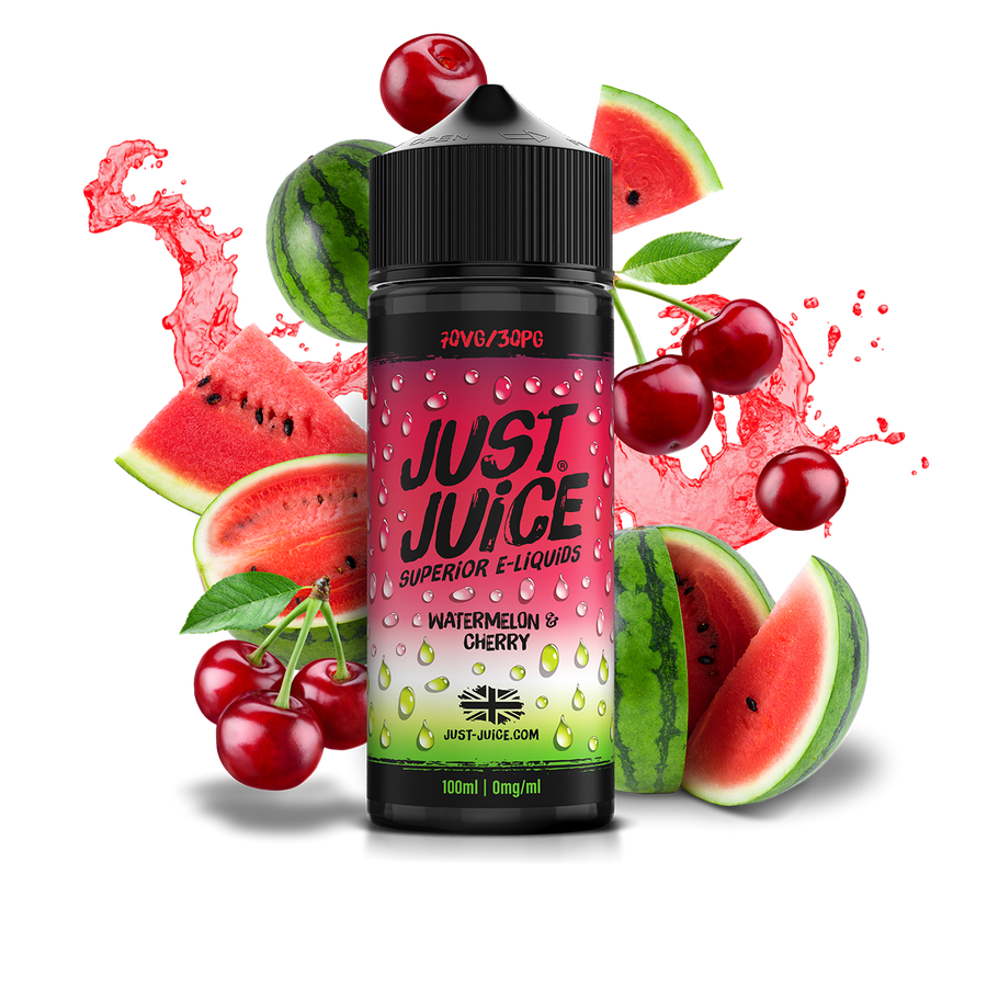 Watermelon & Cherry E-Liquid Shortfill By Just Juice 100ml