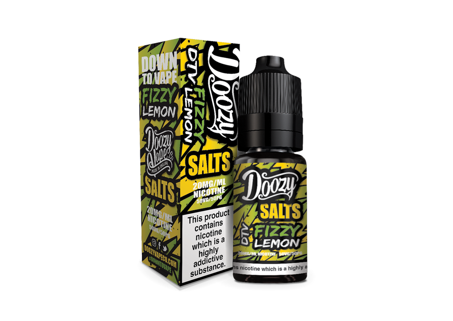 Fizzy Lemon E-Liquid Nicotine Salt By Doozy Vape 10ml