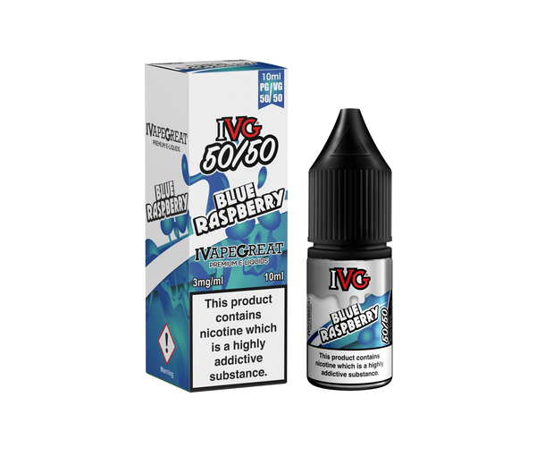 Blue Raspberry 50/50 E-Liquid By IVG 10ml