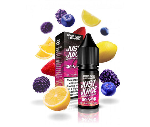 FUSIONS Berry Burst & Lemonade 50/50 E-Liquid By Just Juice 10ml