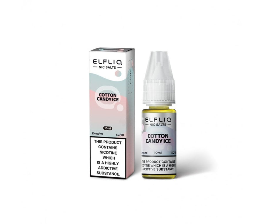 Cotton Candy Ice ELFLIQ E-Liquid Nicotine Salt By Elfbar 10ml