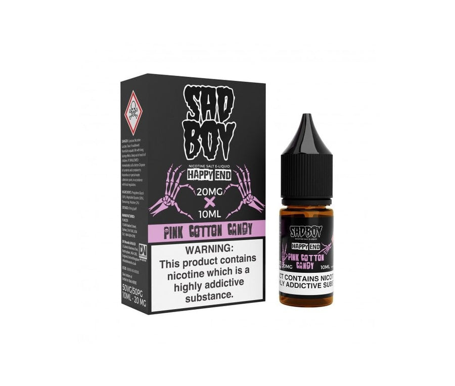 Happy End - Pink Cotton Candy E-Liquid Nicotine Salt By Sadboy 10ml