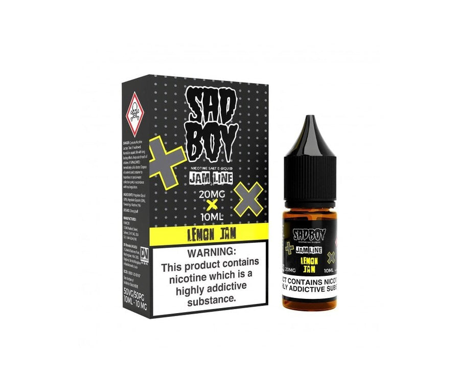 Jam Line - Lemon Jam E-Liquid Nicotine Salt By Sadboy 10ml
