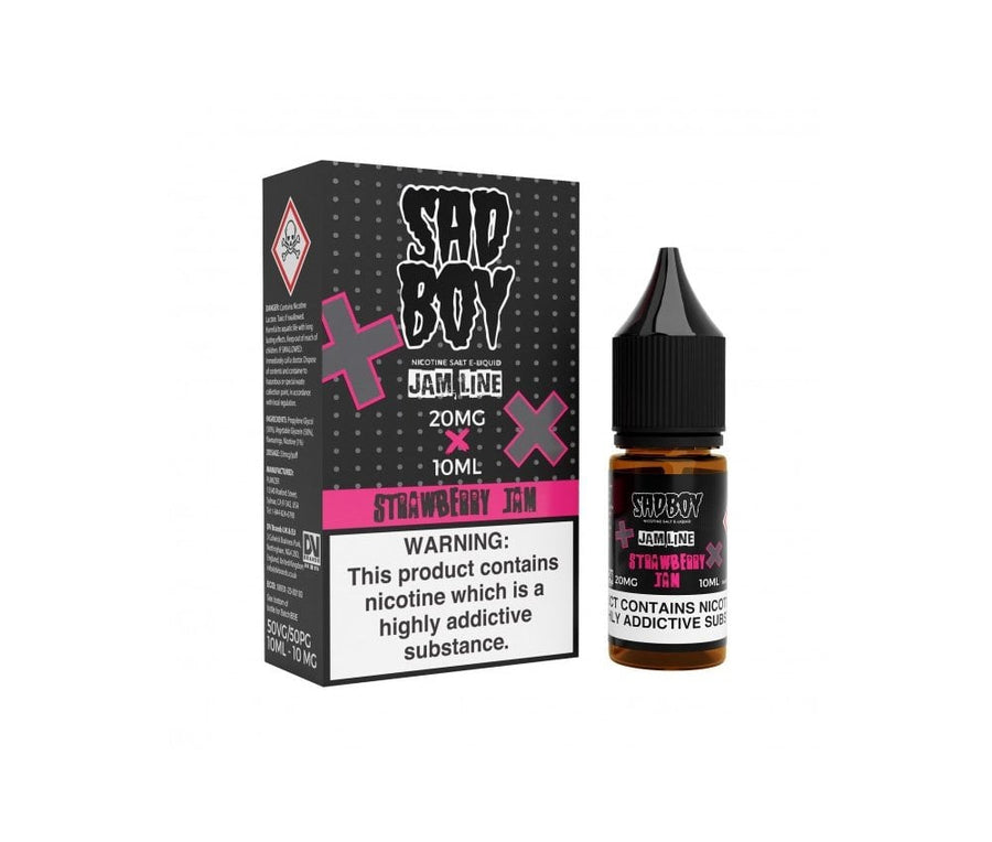 Jam Line - Strawberry Jam E-Liquid Nicotine Salt By Sadboy 10ml