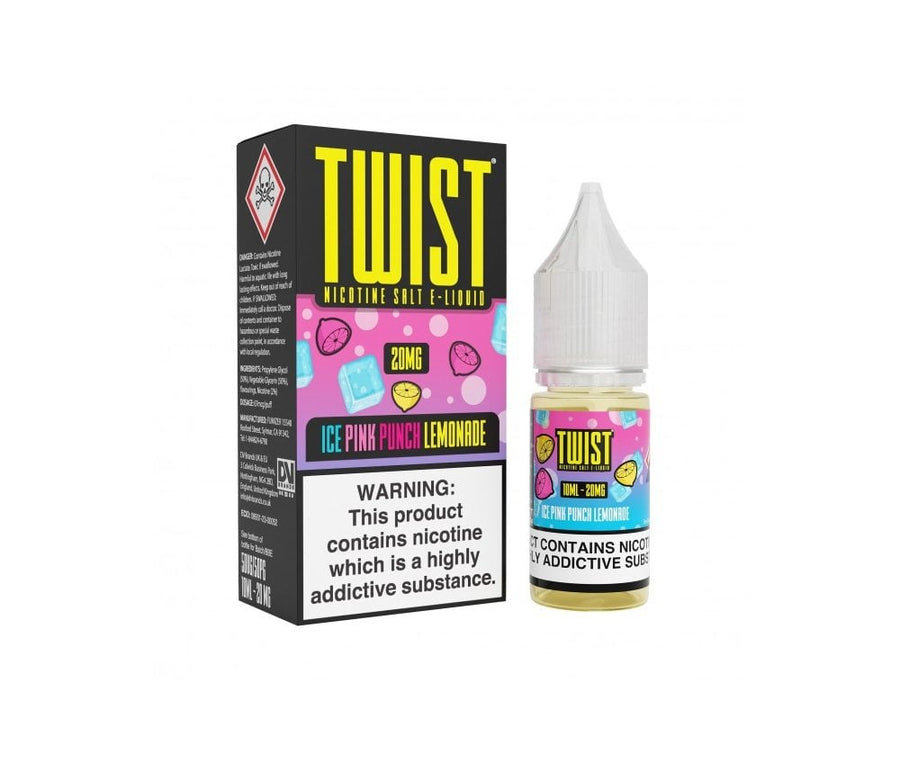 Ice Pink Punch Lemoande E-Liquid Nicotine Salt By Twist 10ml