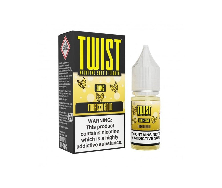 Tobacco Gold E-Liquid Nicotine Salt By Twist 10ml