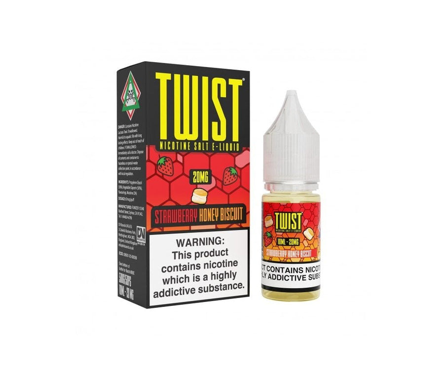 Strawberry Honey Biscuit E-Liquid Nicotine Salt By Twist 10ml