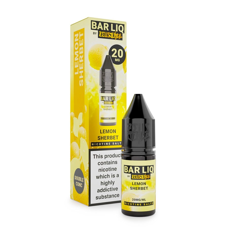 Lemon Sherbet BAR LIQ E-Liquid Nicotine Salt By Zeus Juice 10ml