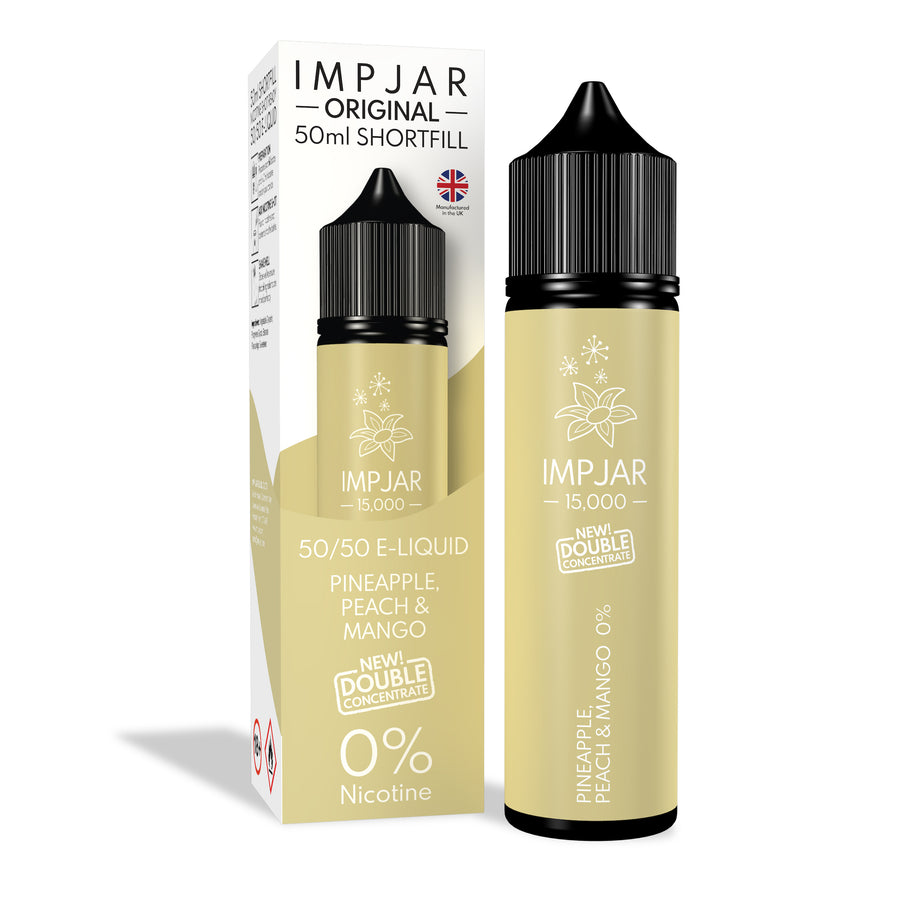 Pineapple Peach Mango E-Liquid 15000 Shortfill By Impjar 50ml