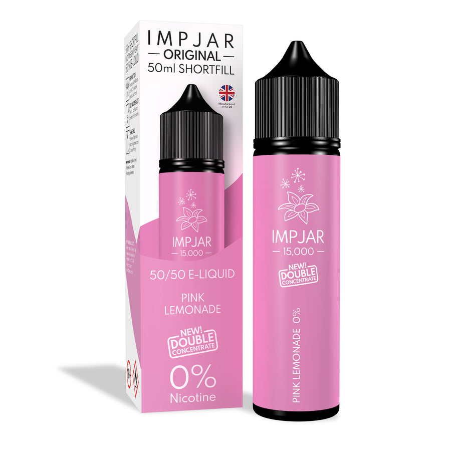 Pink Lemonade E-Liquid 15000 Shortfill By Impjar 50ml