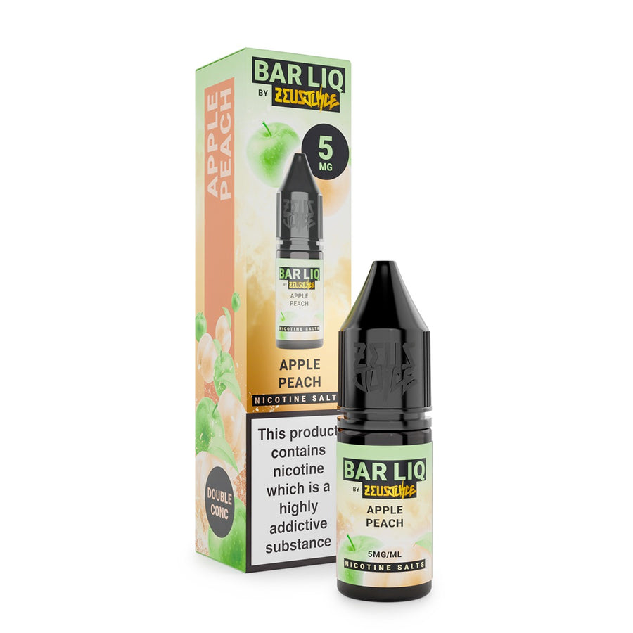 Apple Peach BAR LIQ E-Liquid Nicotine Salt By Zeus Juice 10ml