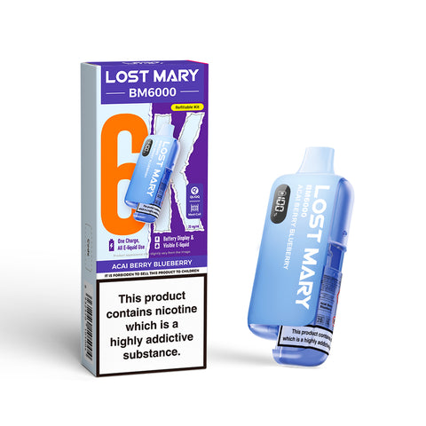 Lost Mary BM6000 6000 Refillable Pre-Filled Pod kit