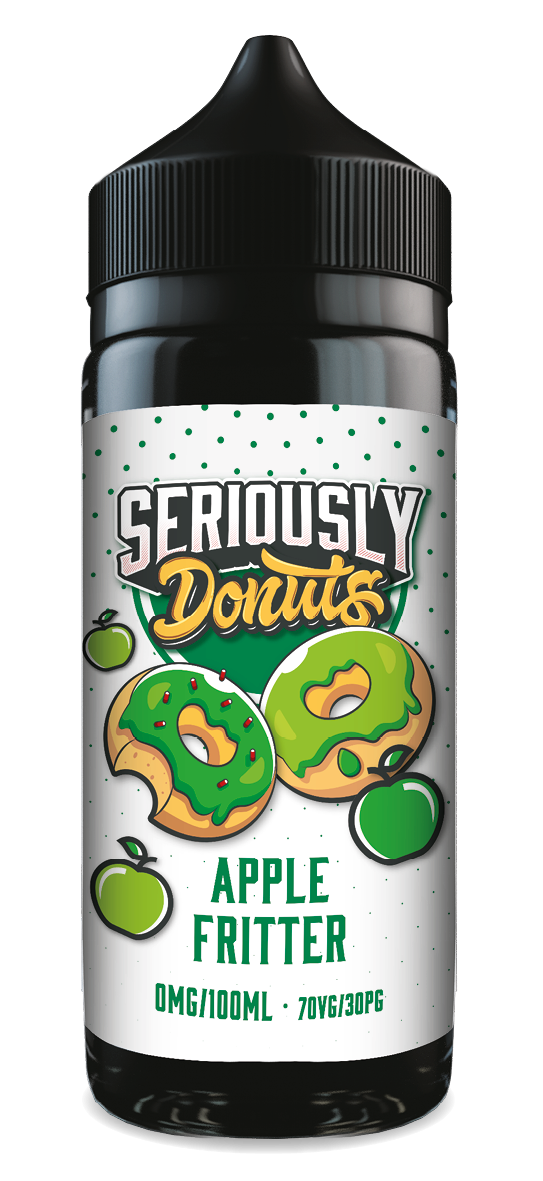 Apple Fritter Seriously Donuts E-Liquid Shortfill By Doozy Vape 100ml
