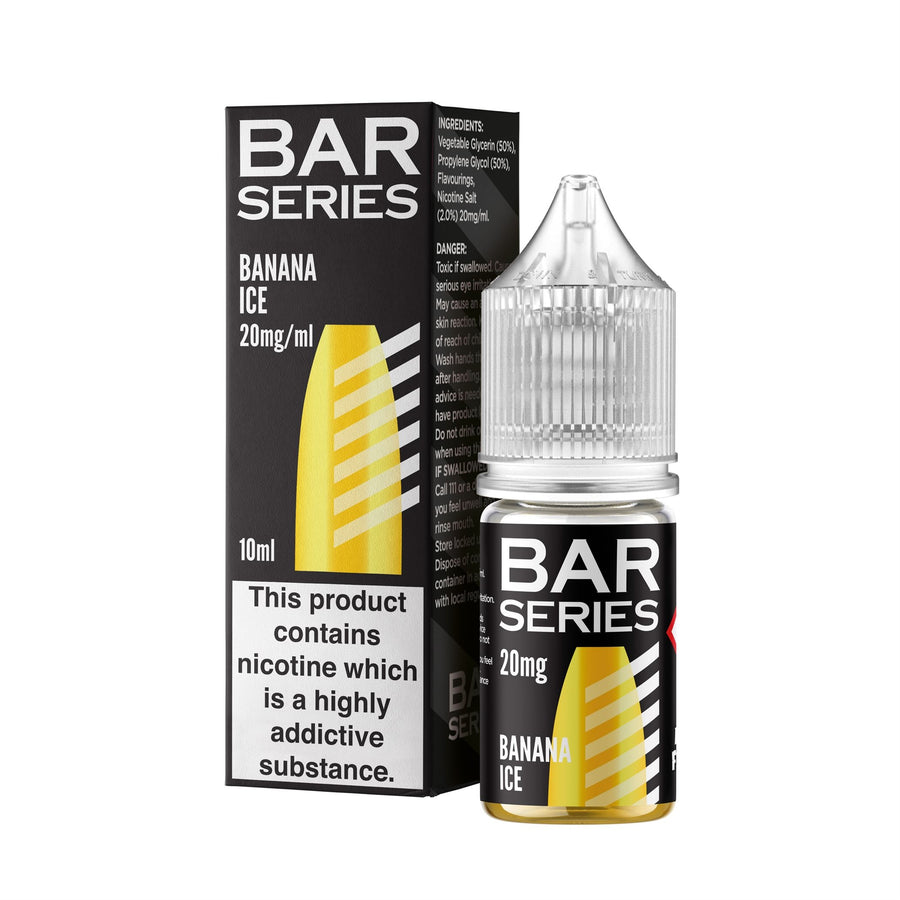 Banana Ice E-Liquid Nicotine Salt By Bar Series 10ml