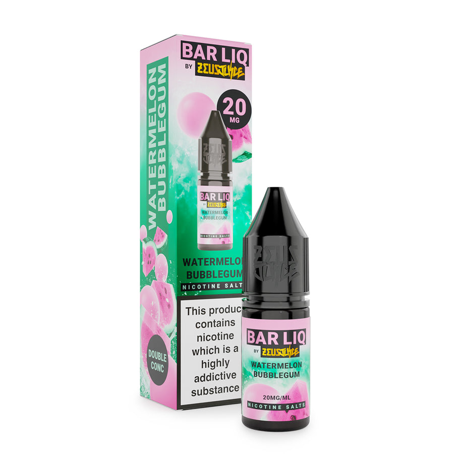 Watermelon Bubblegum BAR LIQ E-Liquid Nicotine Salt By Zeus Juice 10ml