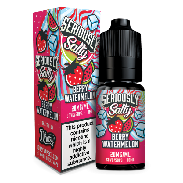 Berry Watermelon Nic Salt Seriously Salty by Doozy 10ml