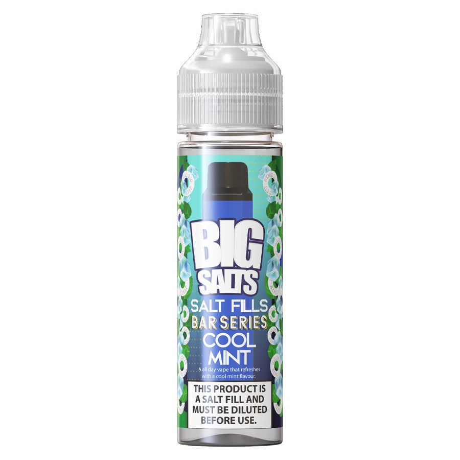 Cool Mint E-Liquid Salt fill By Big Salts 30ml/60ml - Nic Salt Shots Included