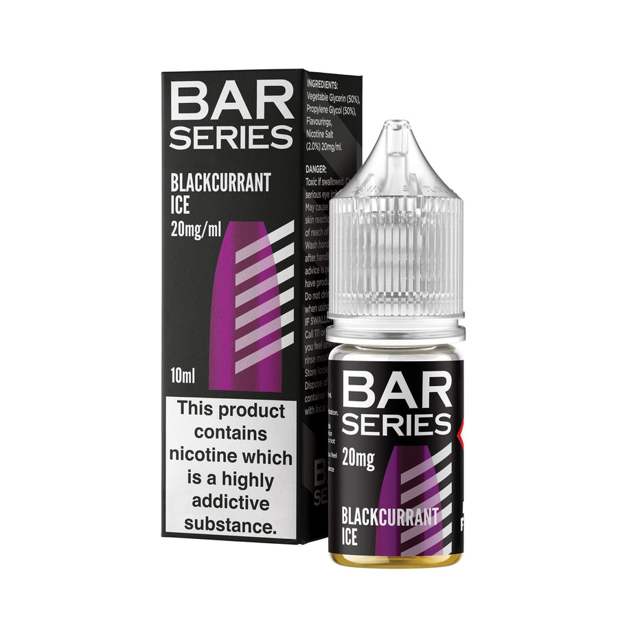 Blackcurrant Ice E-Liquid Nicotine Salt By Bar Series 10ml
