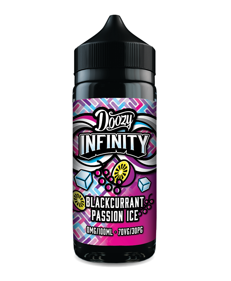 Blackcurrant Passion Ice INFINITY E-Liquid Shortfill By Doozy Vape 100ml