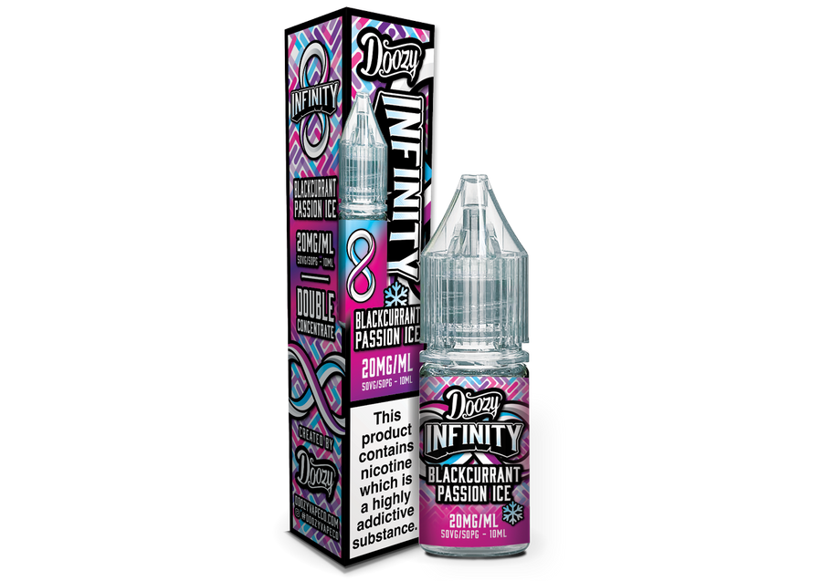 Blackcurrant Passion Ice INFINITY E-Liquid Nicotine Salt By Doozy 10ml