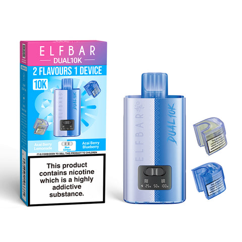 Elfbar Dual 10K 2 in 1 Pre-Filled Pod kit
