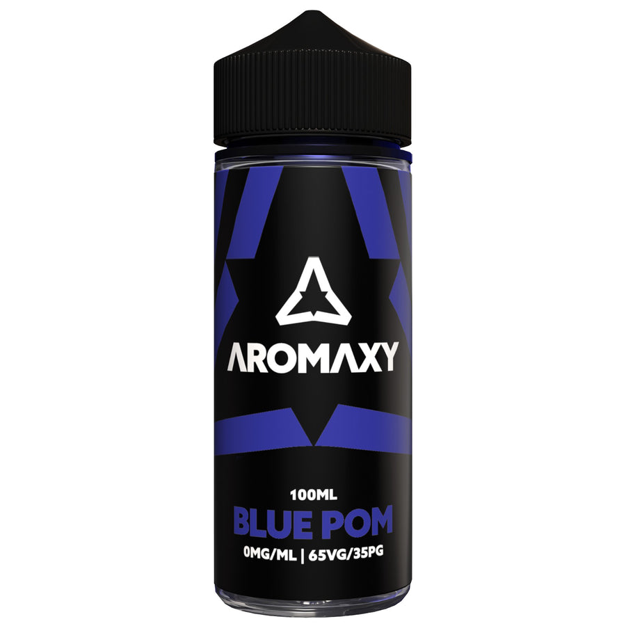 Blue Pom E-Liquid Shortfill By Aromaxy 100ml