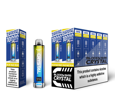Bloody Mary Bloody Bar Crystal 10K Puff Pre-Filled Pod Kit 20mg