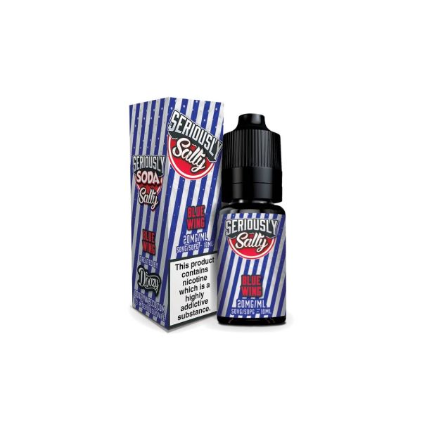 Blue Wing Seriously Soda Salty E-Liquid Nicotine Salt By Doozy Vape 10ml