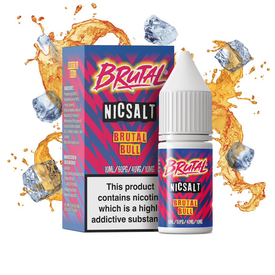 Brutal Bull BRUTAL DRINKS E-Liquid Nicotine Salt By Just Juice 10ml