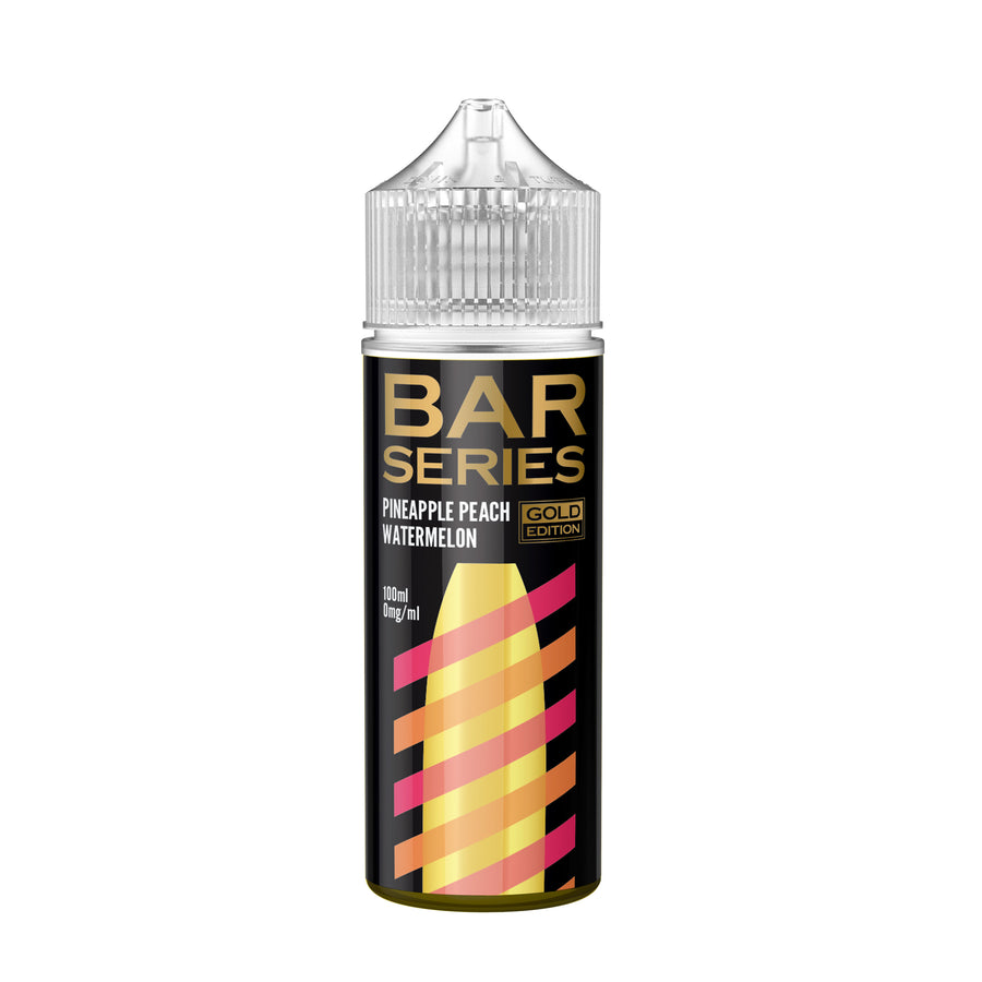 Pineapple Peach Watermelon GOLD EDITION E-Liquid Shortfill By Bar Series 100ml