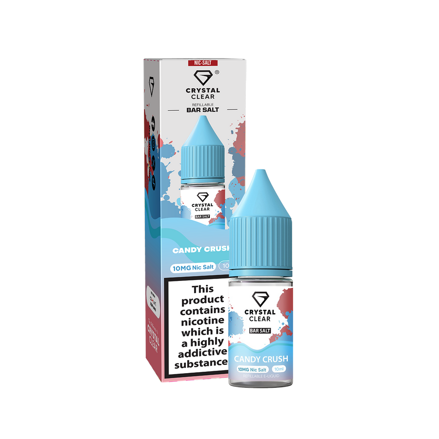 Candy Crush E-Liquid Nicotine Bar Salt By Crystal Clear 10ml