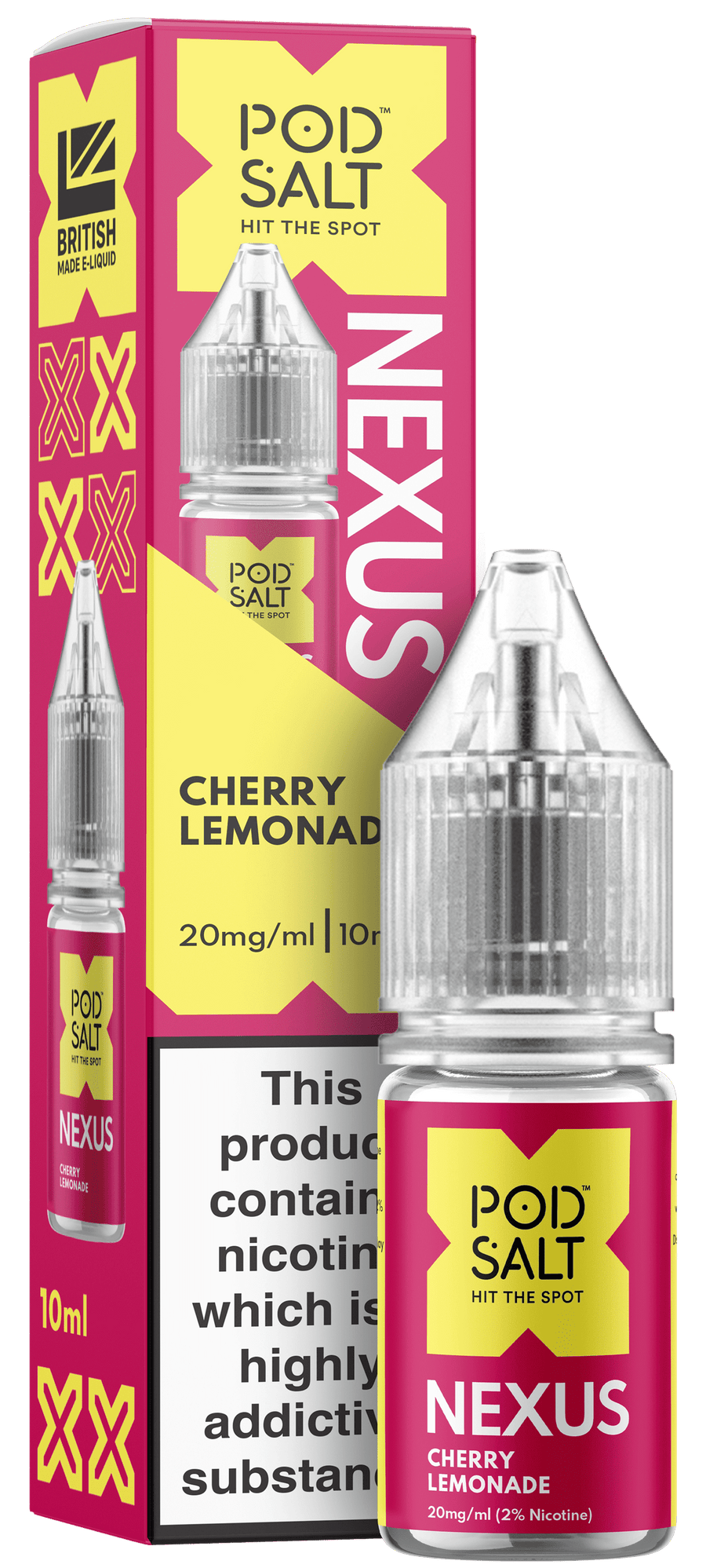 Cherry Lemonade NEXUS E-Liquid Nicotine Salt By Pod Salt 10ml