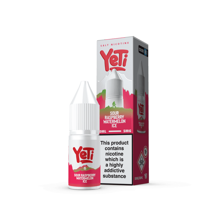 Sour Raspberry Watermelon Ice SUMMIT Series E-Liquid Nicotine Salt By Yeti 10ml