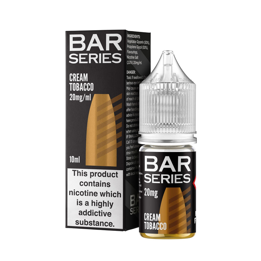 Cream Tobbacco E-Liquid Nicotine Salt By Bar Series 10ml