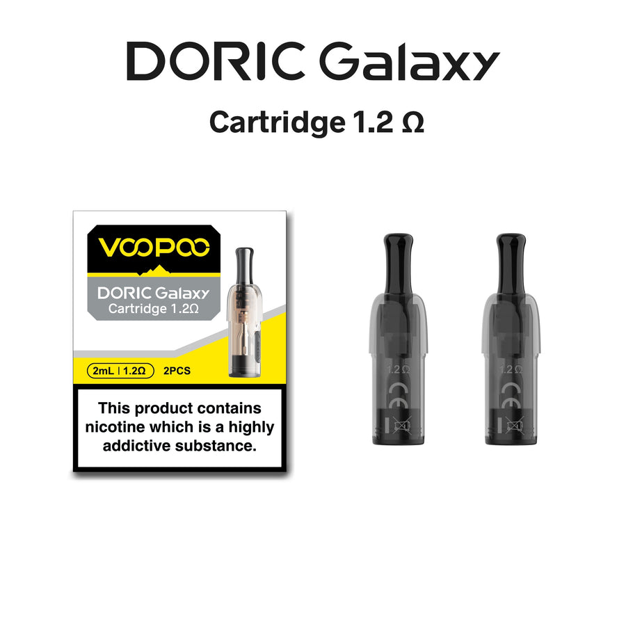 Voopoo DORIC Galaxy Pen Replacement 2ml Pod Cartridges 1.2 Ohm