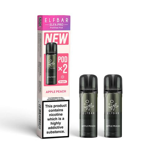 Elf Bar ELFA PRO V2 Refill Pods 20mg - Apple Peach