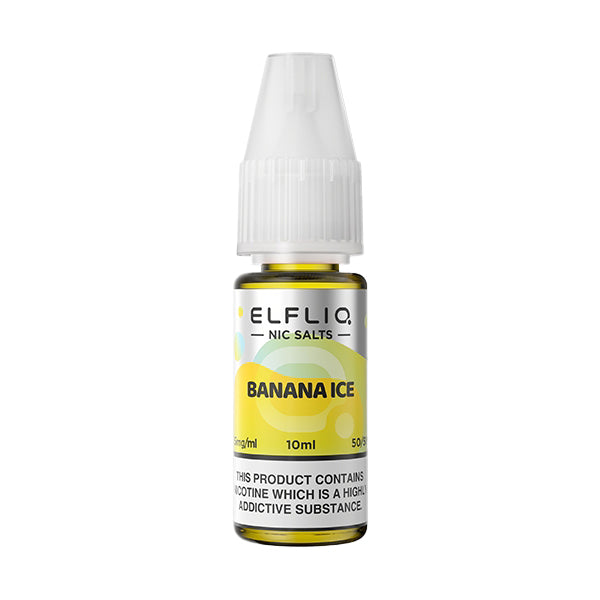 Banana Ice ELFLIQ E-Liquid Nicotine Salt By Elfbar 10ml