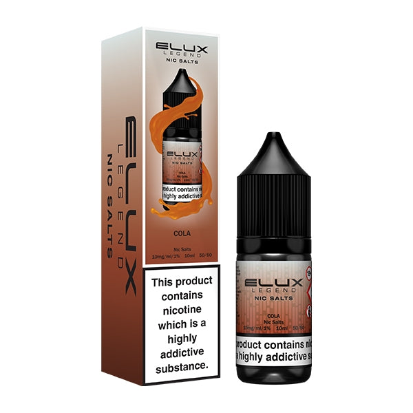 Cola E-Liquid Nicotine Salt By Elux Legend 10ml