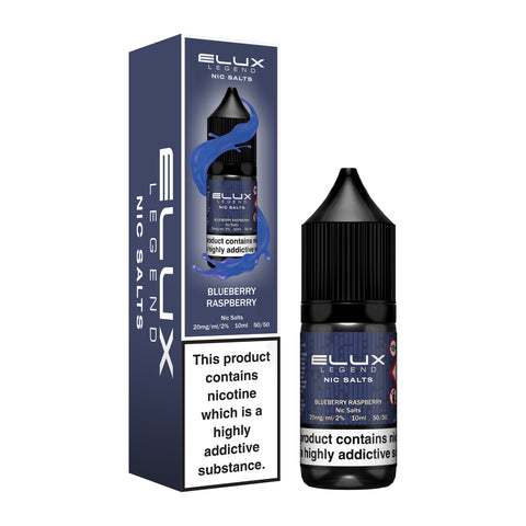 Blueberry Raspberry E-Liquid Nicotine Salt By Elux Legend 10ml