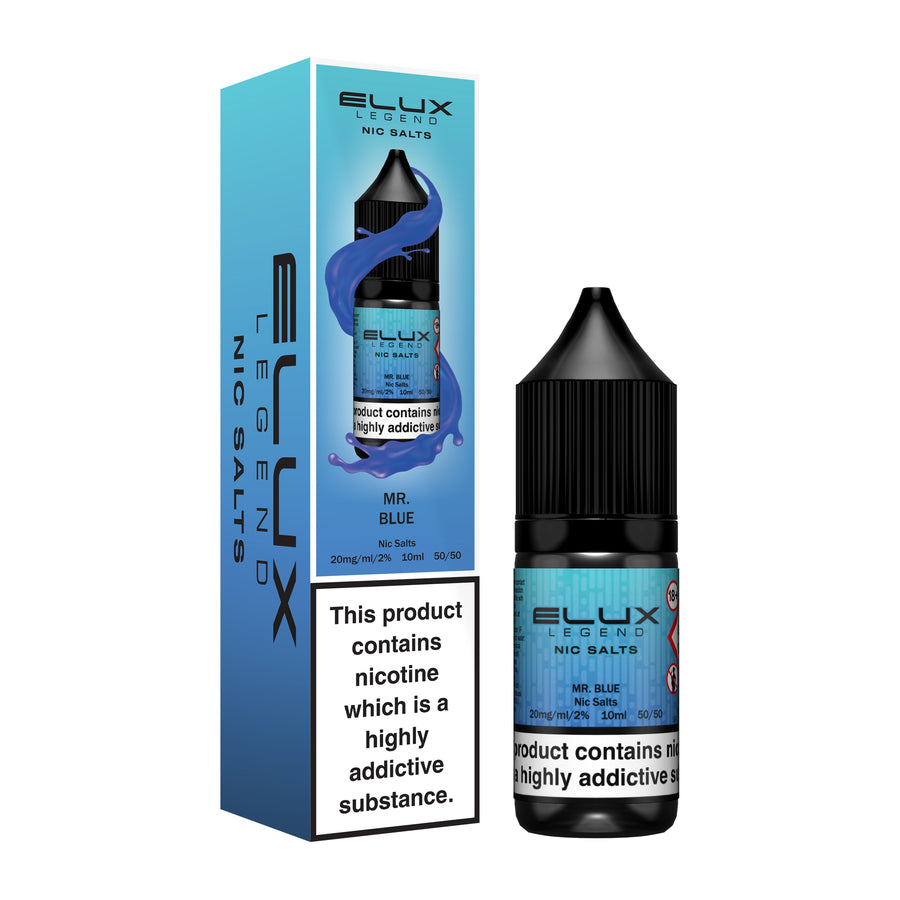 MR Blue E-Liquid Nicotine Salt By Elux Legend 10ml