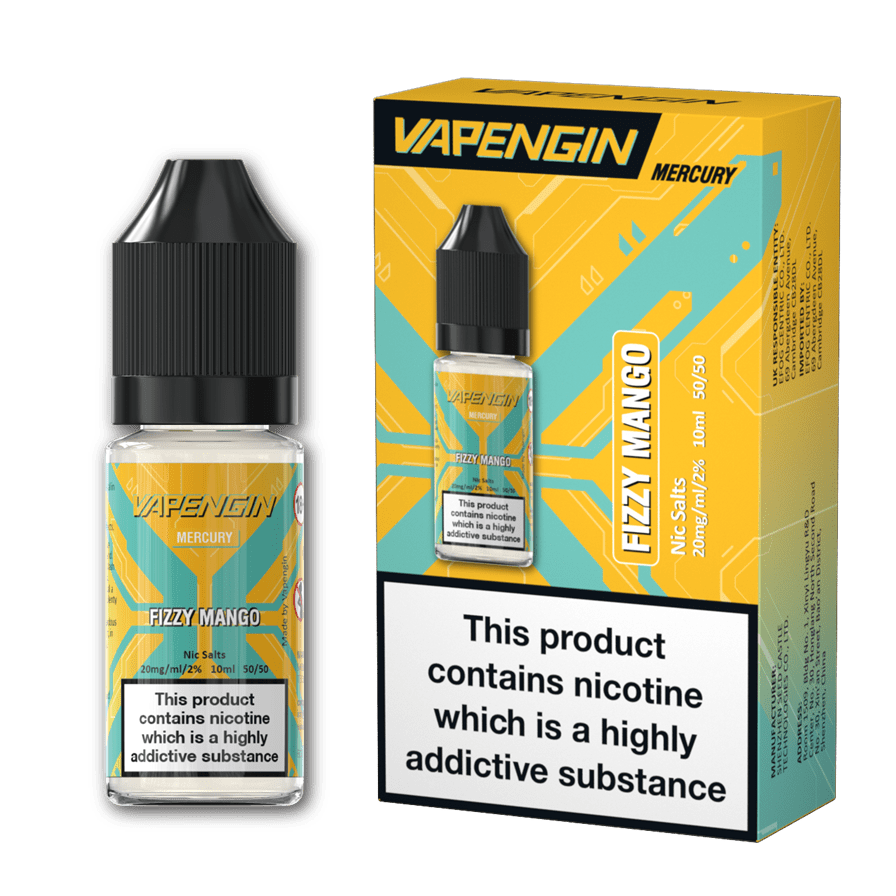 Fizzy Mango Mercury E-Liquid Nicotine Salt By Vapengin 10ml