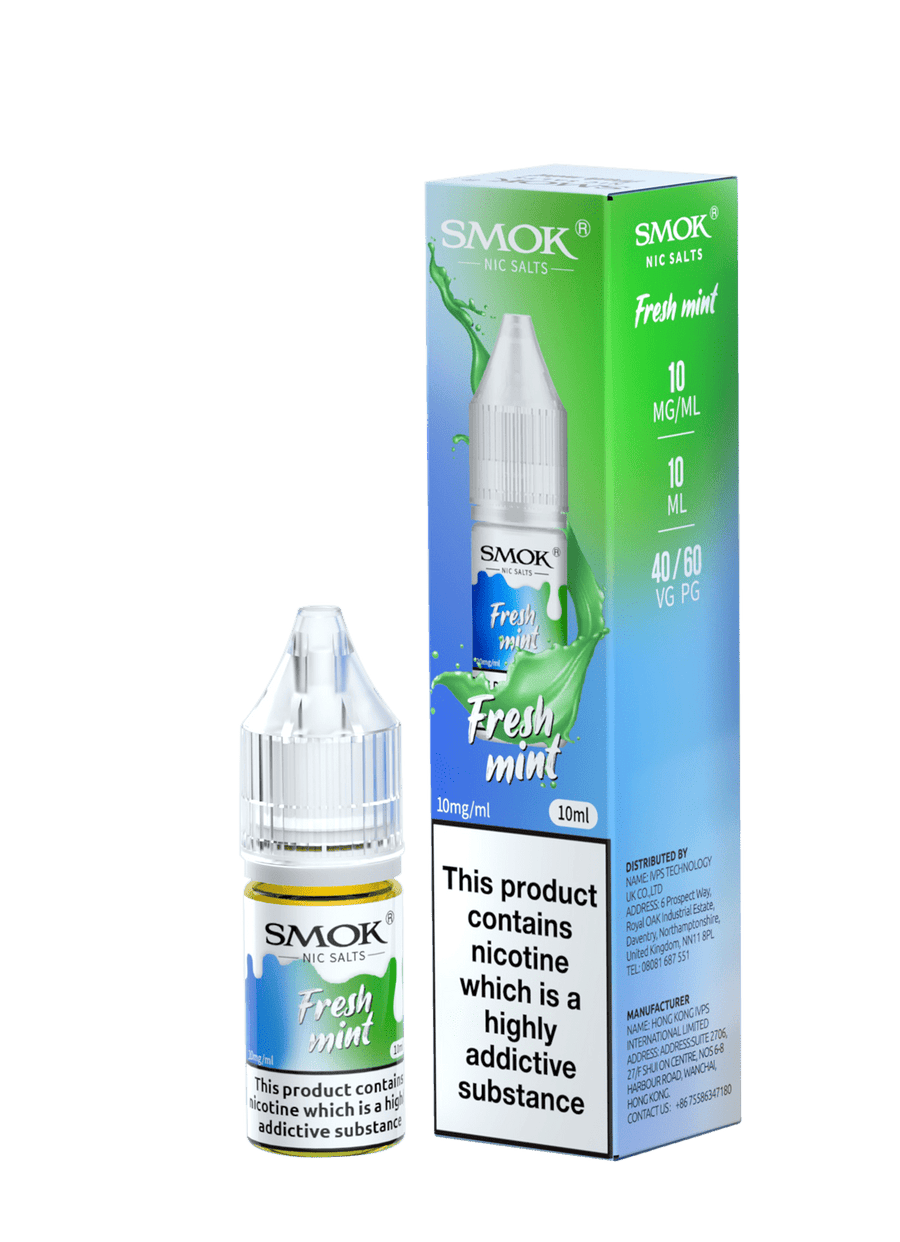 Fresh Mint E-Liquid Nicotine Salt By Smok 10ml