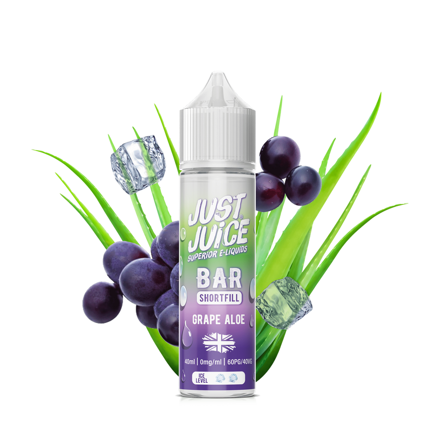 Grape Aloe E-Liquid Bar Shortfill By Just Juice 40ml