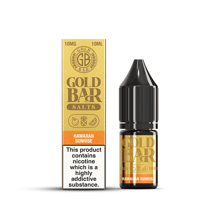 Hawaiian Sunrise E-Liquid Nicotine Salt By Gold Bar 10ml