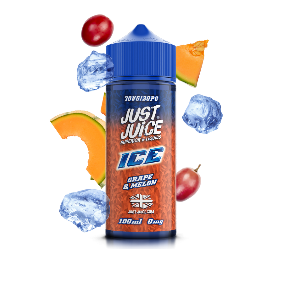 Grape & Melon ICE E-Liquid Shortfill By Just Juice 100ml