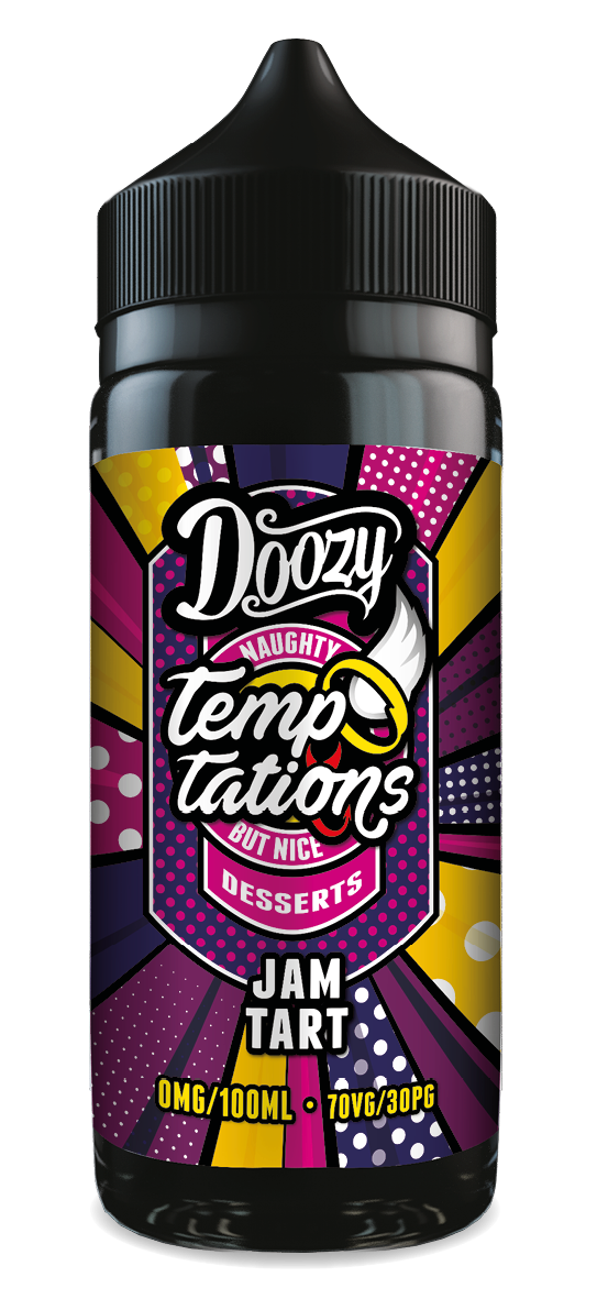 Jam Tart Temptations E-Liquid Shortfill By Doozy Vape 100ml
