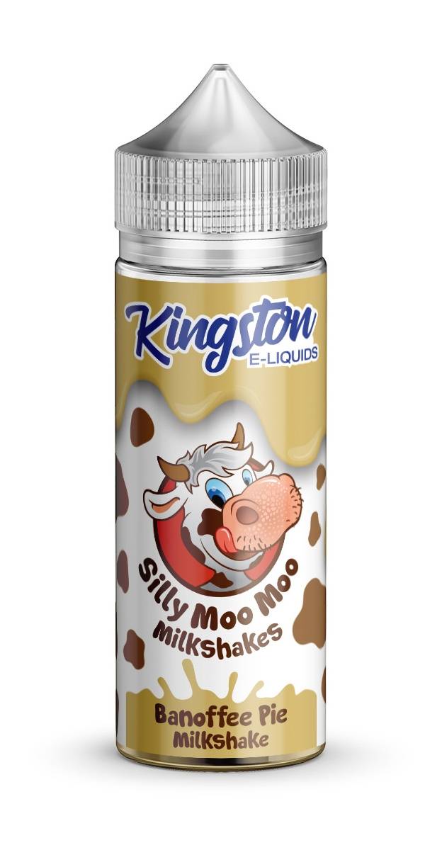Banoffee Pie Silly Moo Moo Milkshakes E-Liquid Shortfill By Kingston 100ml