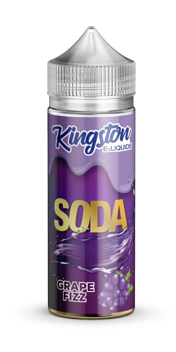 Grape Fizz Soda E-Liquid Shortfill By Kingston 100ml
