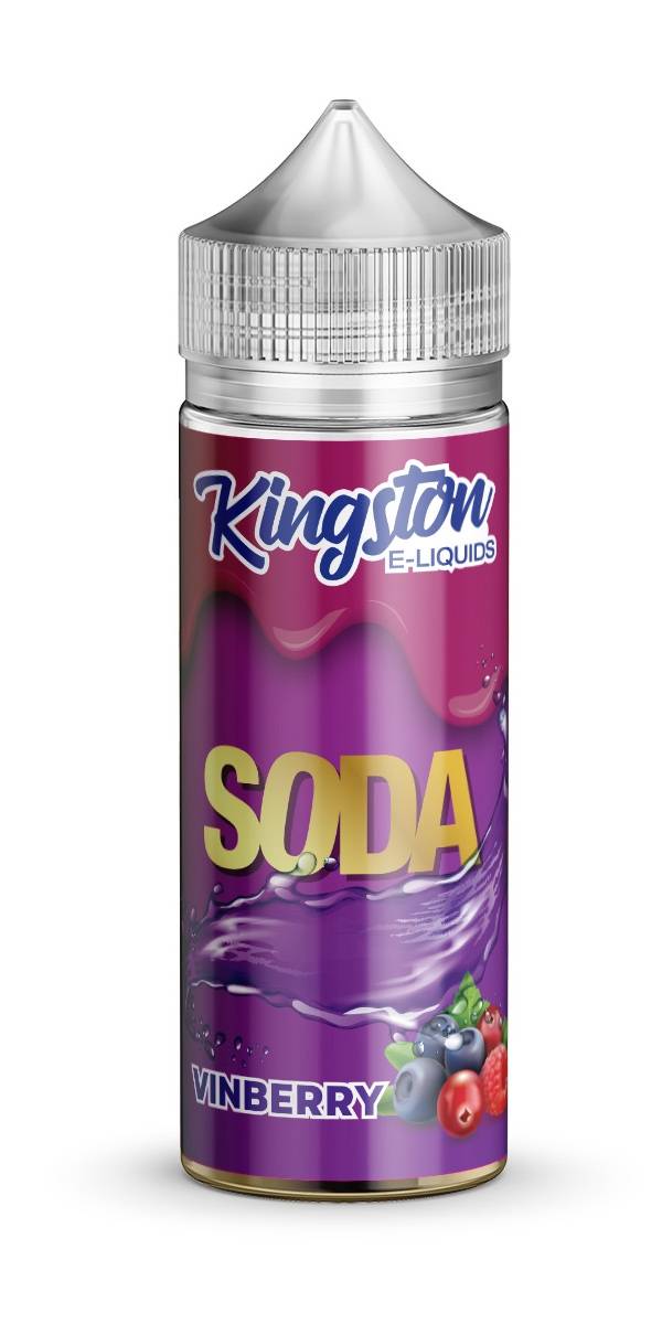 Vinberry Soda E-Liquid Shortfill By Kingston 100ml