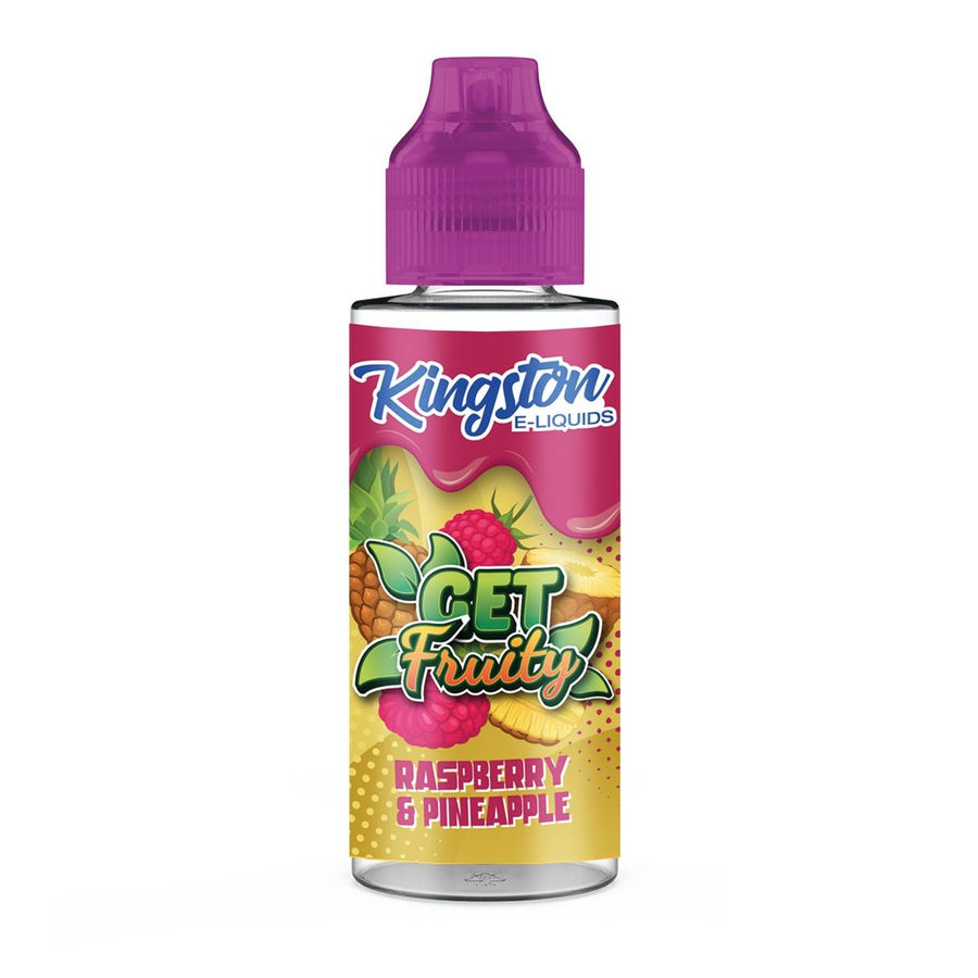 Raspberry & Pineapple Get Fruity E-Liquid Shortfill By Kingston 100ml